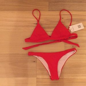 Red zaful bikini